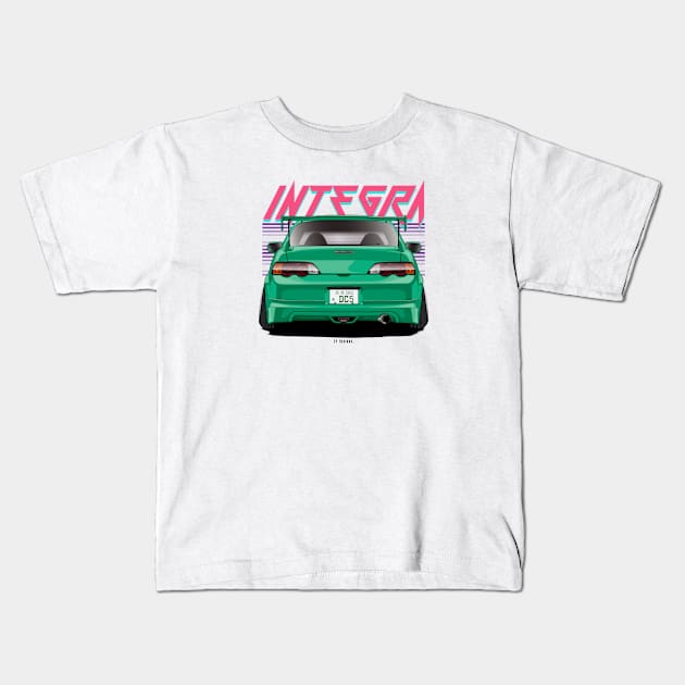 Integra Dc5 Kids T-Shirt by LpDesigns_